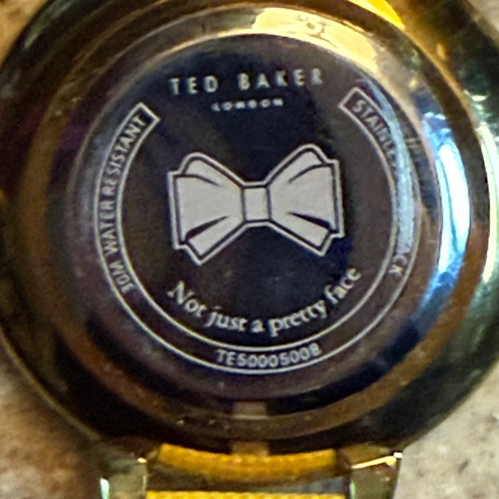 Ted Baker Yellow and Purple Floral Watch - Picture 6 of 6